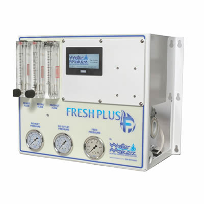 FreshPlus2000_sq400 Fresh Water Washdown Fresh Plus 2000 machine. White machine with gauges and a small screen.